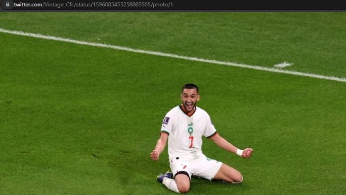Hasil Maroko vs Kanada, Gol Hakim Ziyech dan Youssef En-Nesyri Berhasil Bawa Timnya Lolos 16 Besar