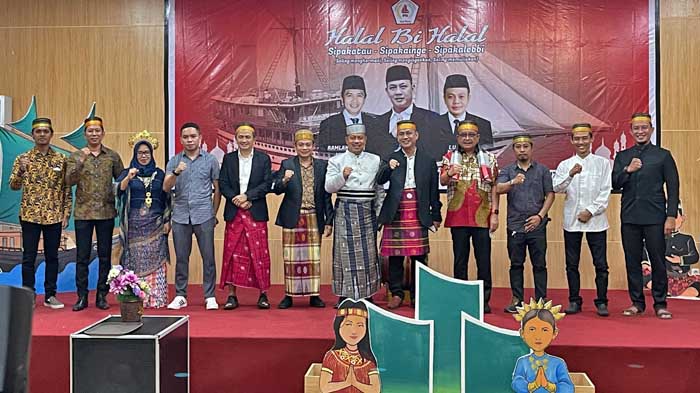 IPPS Kota Bitung Gelar Halalbihalal, Bernuansa Adat Bugis Makassar