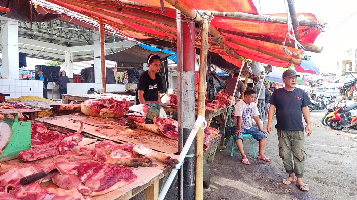 Harga Terbaru Daging Babi di Minahasa Sulawesi Utara, Turun Drastis