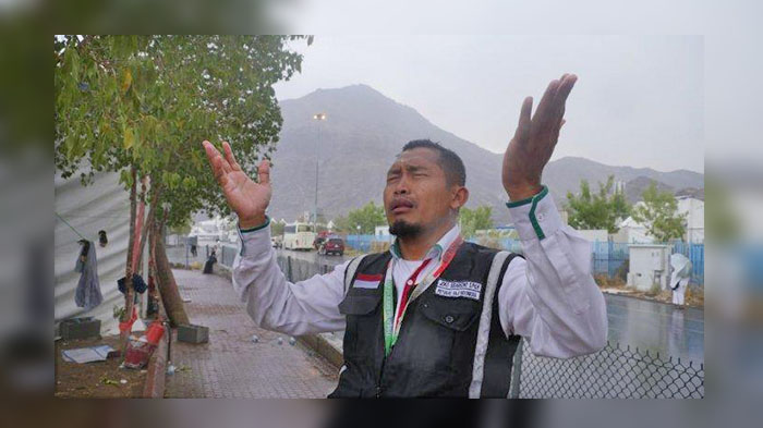 Ibadah Haji 2019, Hal Langka Terjadi, Hujan Deras Guyur Padang Arafah