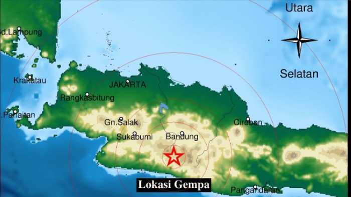 Info Gempa Bumi Selasa (3/8/2021) di Wilayah Jawa Barat, Ini Data Magnitudo dan Titik Lokasinya