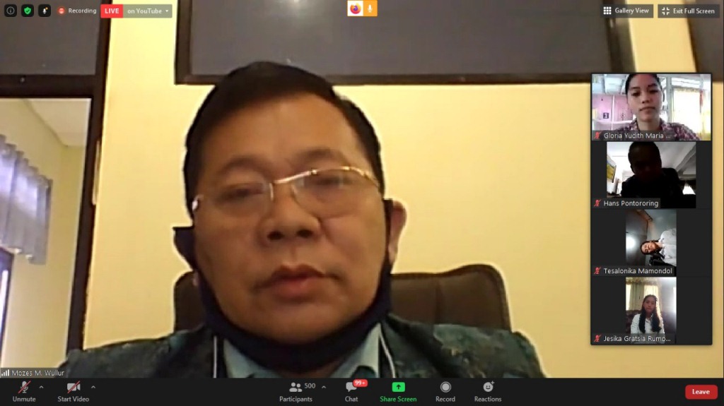 Ini Penyampaian Dekan FIP Unima Menyambut Perkuliahan Tahun Akademik 2020-2021