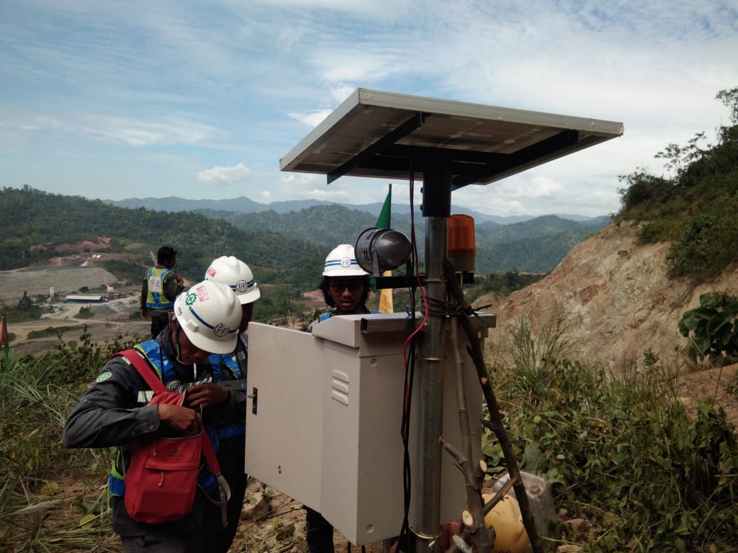 Antisipasi Cuaca Extreem La'Nina Bendungan Lolak Kini Dilengkapi Alat Pendeteksi Longsor