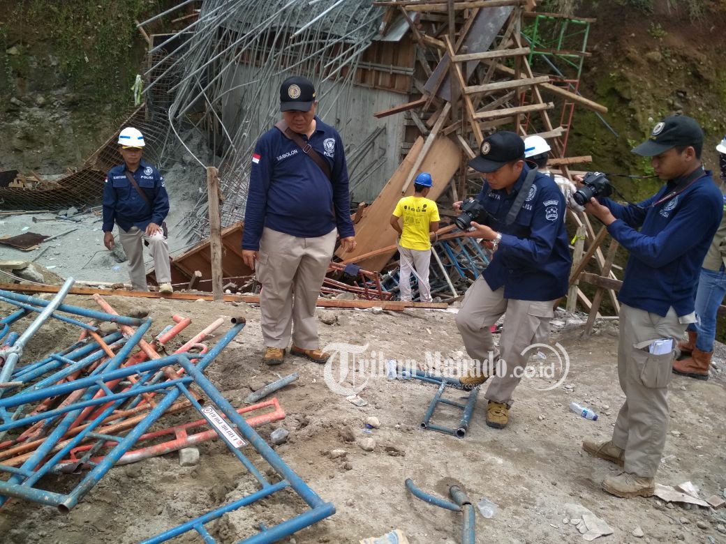 Overpas Jalan Tol Manado Bitung Ambruk, Puslabfor Mabes Polri Temukan Scaffolding Karatan
