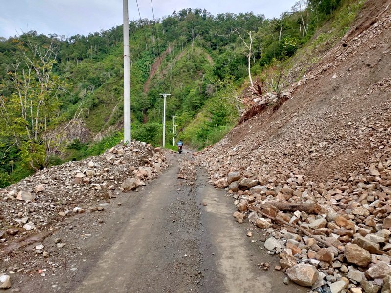 Sempat Tertutup Longsor, Jalur Pindol Bolmong Akhirnya Bisa Dilewati Kembali