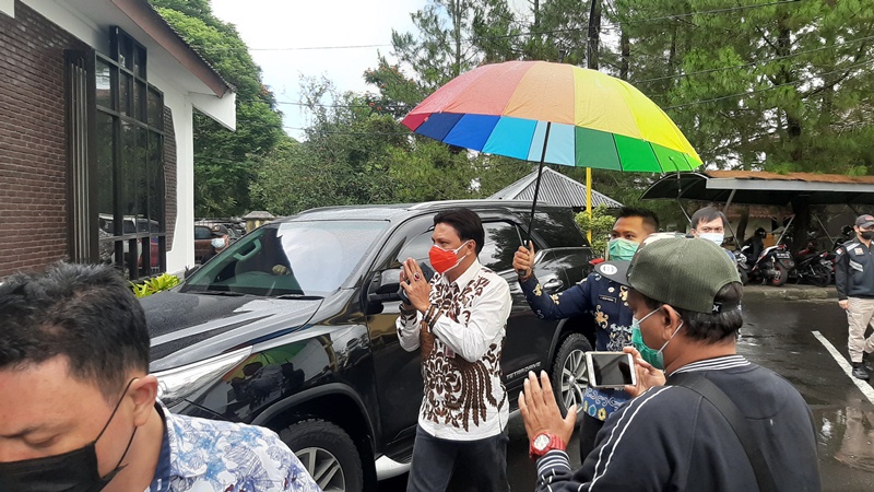 Tiba di Kantor Wali Kota Tomohon, Jemmy Ringkuangan: Mohon Dukungan Semua Pihak