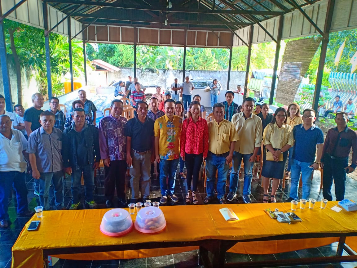 Dr Jerry Sambuaga Disambut dan Didukung Para Caleg DPRD Kota Bitung dari Partai Golkar