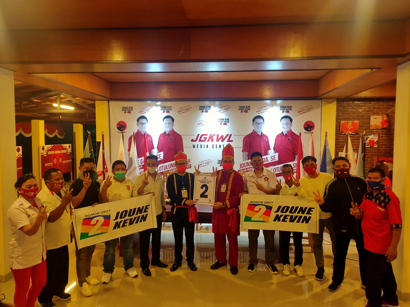 Kantongi Nomor Urut Dua, JG-KWL Optimis Menang Telak di Pilbup Minut