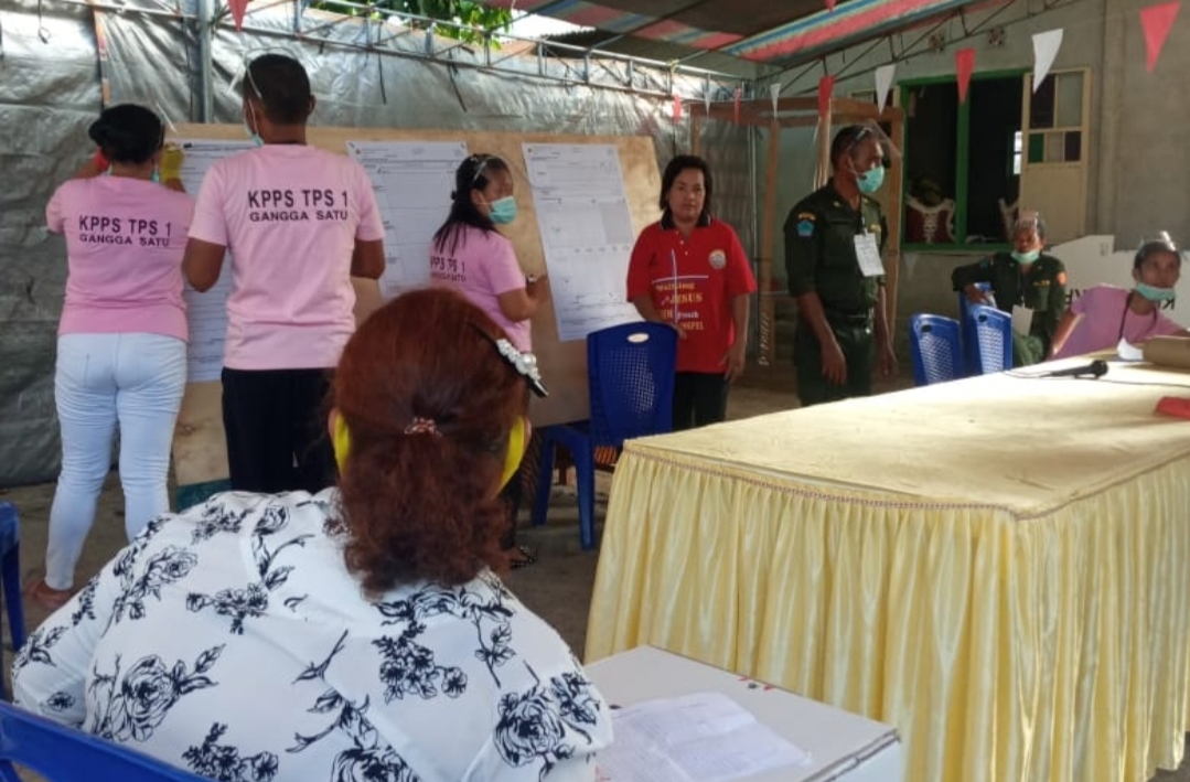 JG-KWL Unggul di TPS 1 dan 2 Pulau Gangga