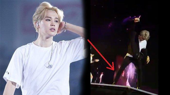 Menyadari Panggungnya Tak Beres, Jimin BTS Terlihat Lakukan Hal ini