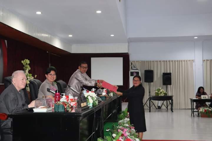 Tiga Fraksi di DPRD Sitaro Sepakat Menerima Ranperda Pertanggungjawaban Pelaksanaan APBD Tahun 2022