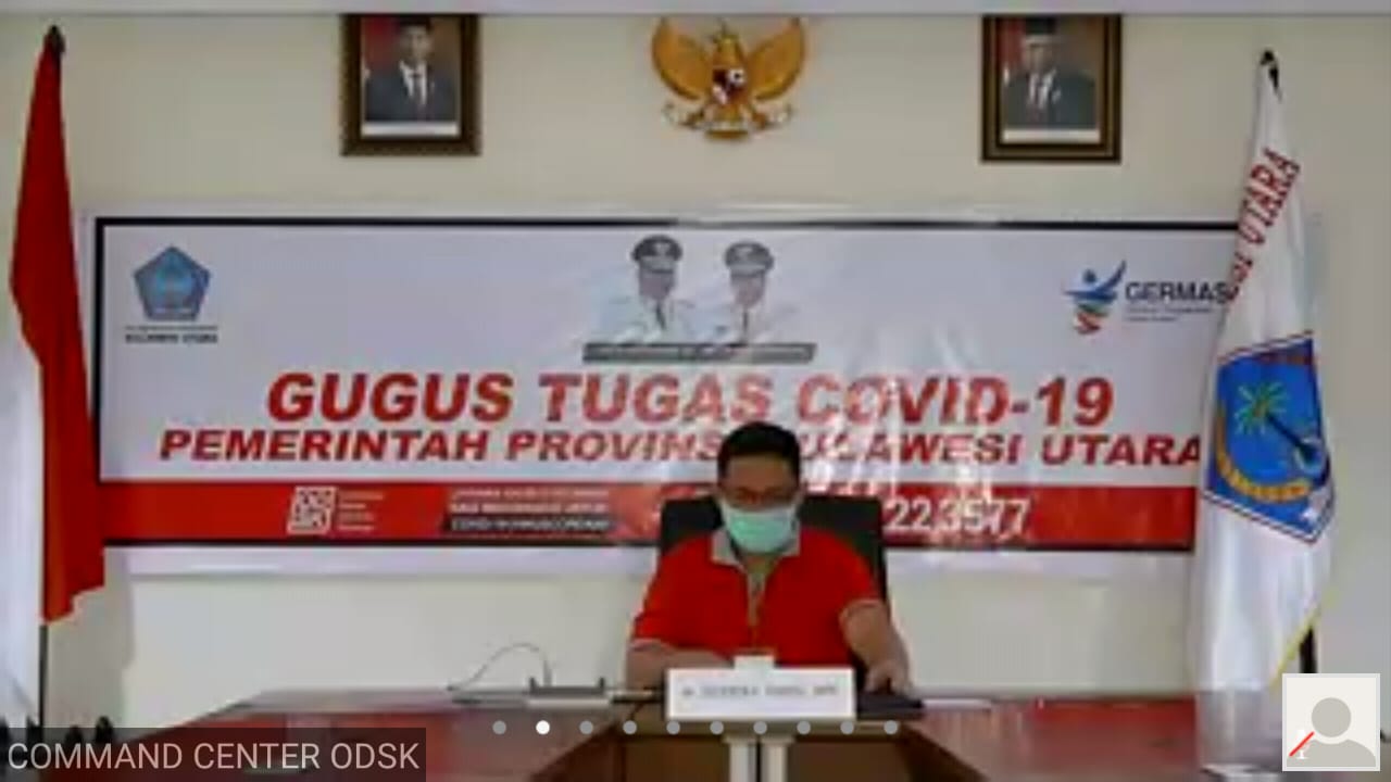 Dandel: 9 Pasien Baru Virus Corona Sulut Berasal dari Manado dan Minahasa Utara