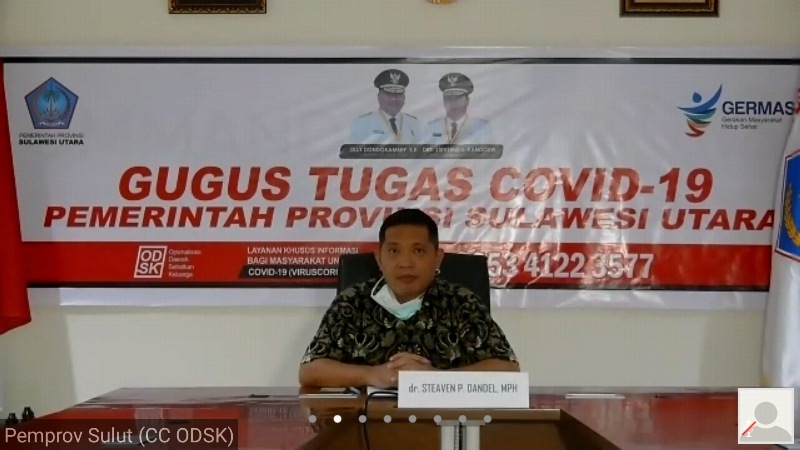 BREAKING NEWS: Kasus Positif Covid-19 di Sulut Bertambah 1, Total 83, Pasien Merupakan  Tenaga Medis