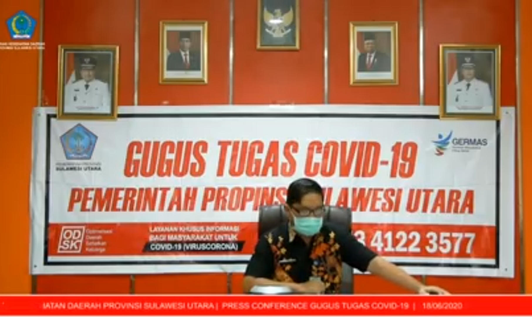 Kasus Terkonfirmasi Positif Covid-19 di Sulut Bertambah 44 Orang, Ini Daftarnya