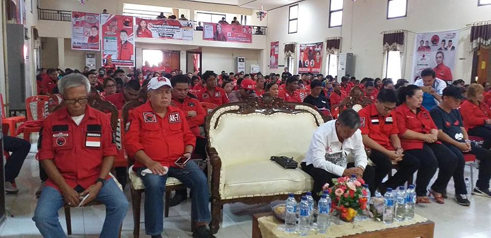 Caleg PDIP Manado Optimistis saat Kampanye Terbatas di Dapil Wenang Wanea
