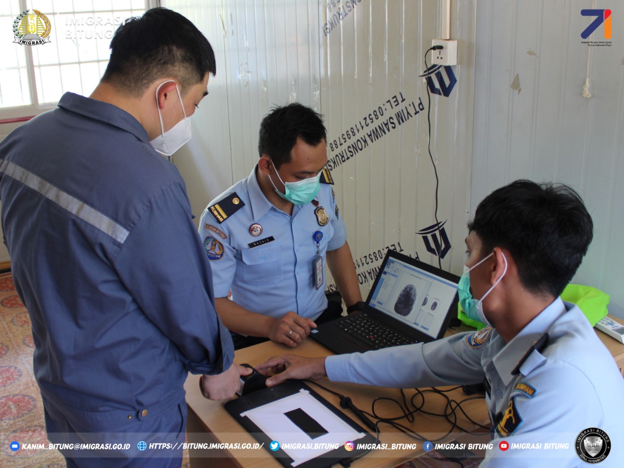 Imigrasi Bitung Laksanakan Immigration On The Spot Service di PLTU Kema