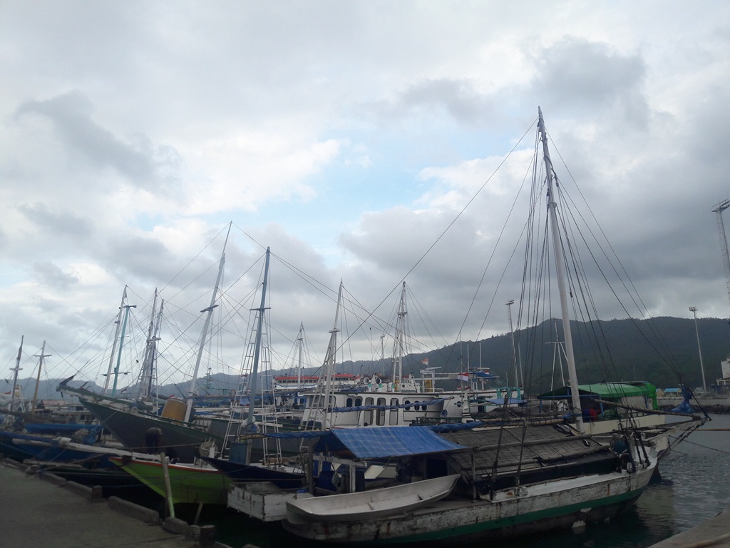 Puluhan Kapal Terparkir di Antara Terminal Peti Kemas dan PT ASDP Penyeberangan, Ini Penyebabnya