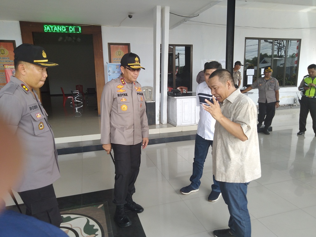 Kapolda Sulut Sambangi Polres Mitra, Bupati Sumendap Ikut Menyambut