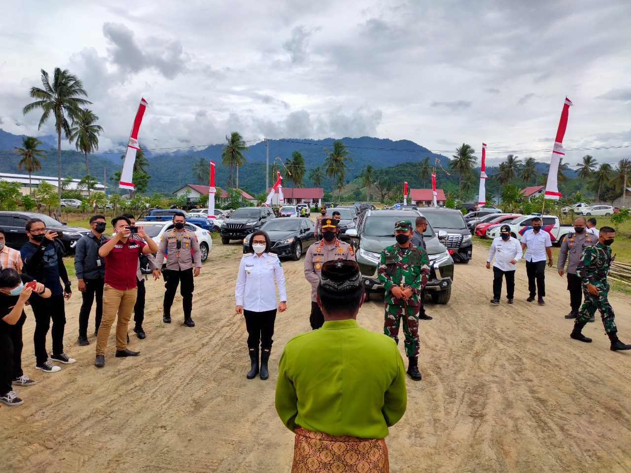 Markas Polres Bolmong Dibangun, Kapolda Sulut Irjen Nana Sudjana dan Bupati Letakkan Batu Pertama