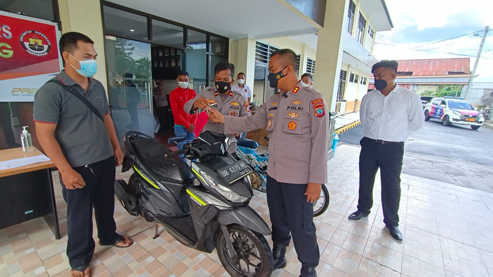 Setahun Hilang, Darise Senang Motornya Kembali: Terima Kasih Polres Bitung