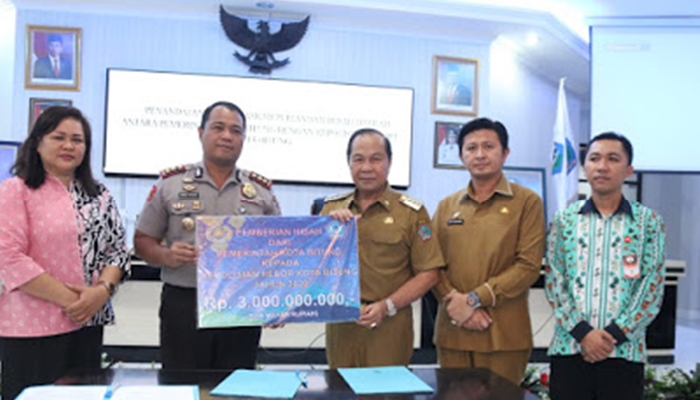 Pengamanan Pilkada Serentak, Polres Bitung Terima Dana Hibah Rp 3 Miliar dari Pemkot