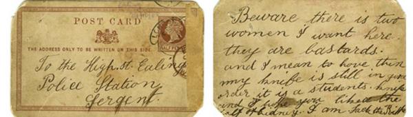 Kartu Pos dari Pembunuh Berantai Jack The Ripper Laku Hampir Setengah Miliar