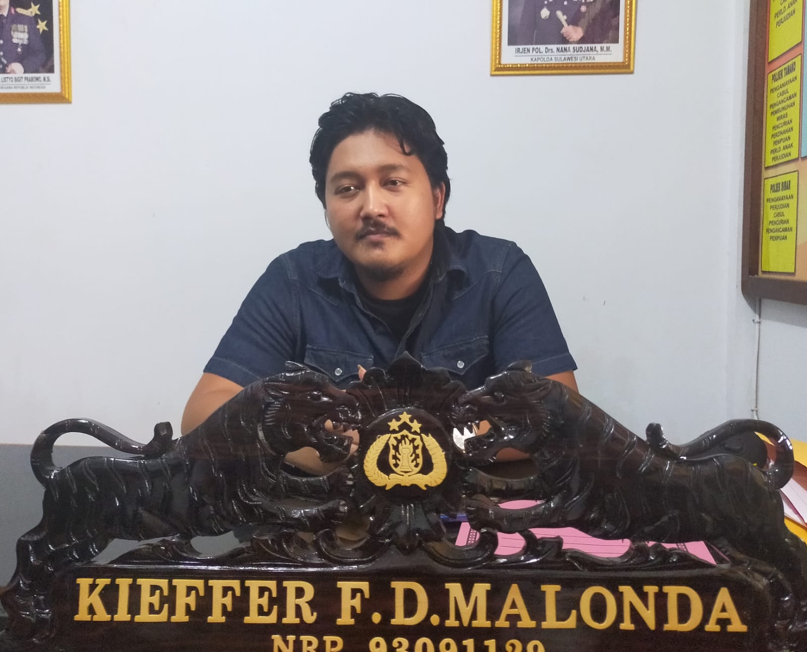 Aniaya Seorang Warga Tamako Sangihe hingga Kepala Bocar, Aggota Polri Berpangkat Bripka Ditangkap