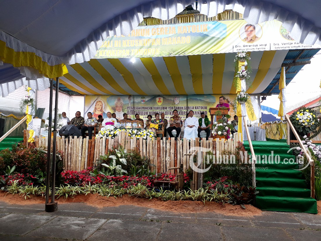 Kisah 90 Tahun Gereja Katolik Woloan Sebagai Pusat Ziarah Keuskupan Manado