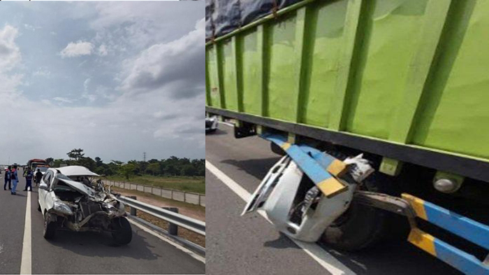 Kecelakaan Maut, Gadis Berusia 18 Tahun Tewas Setelah Mobil yang Ditumpanginya Tabrak Truk Fuso