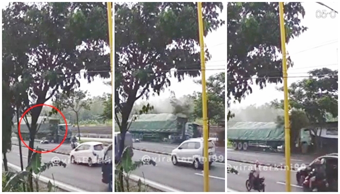 Kecelakaan Maut Pukul 06.00 WIB, Pemotor Tewas Terlindas Truk dari Belakang hingga Tabrak Warung