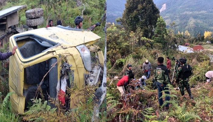 Kecelakaan Maut, 2 Anak Buah KSAD Jenderal Andika Tewas di Tempat, Truk TNI Alami Rem Blong di Papua