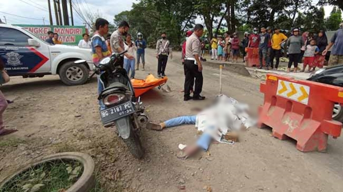 Kecelakaan Maut Tadi Pukul 14.00 WIB, Pemotor Jupiter MX Tewas Seketika, Korban Nyalip dari Kiri