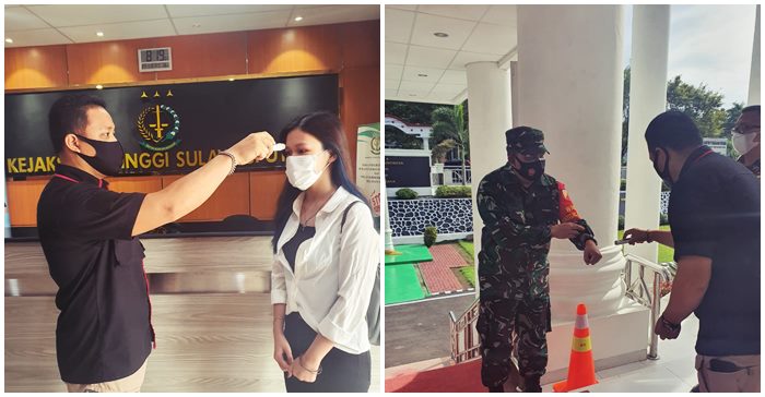 Kejati Sulut Siapkan Hand Sanitizer di Setiap Ruangan, Upaya Cegah Klaster Baru Covid-19