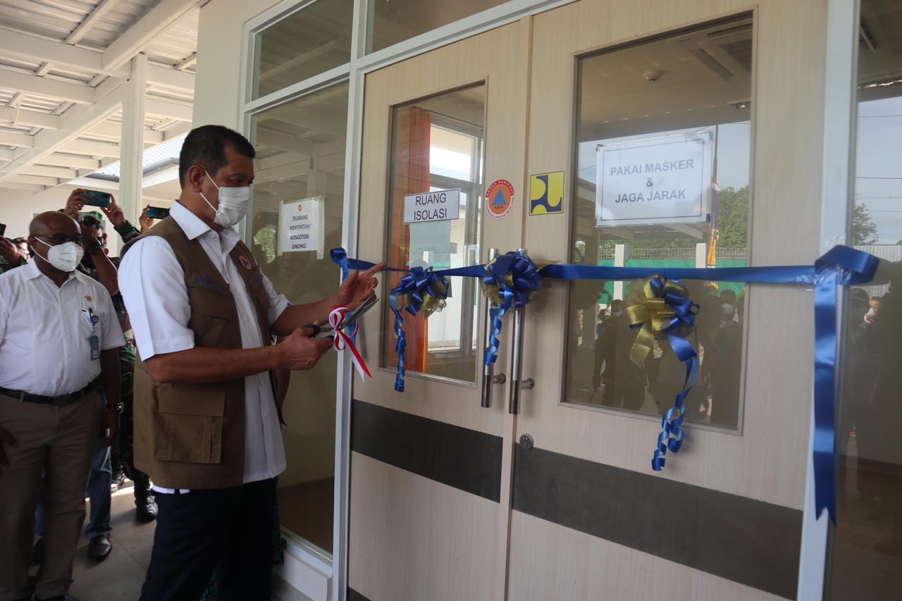 Kepala BNPB Doni Monardo Resmikan Rumah Sakit Covid-19 di Biak