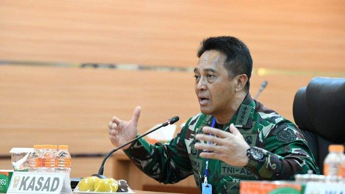 KSAD Jenderal Andika Perkasa Dipanggil Menkopolhukam, Perhatikan Gaya Duduk dan Mimik Sang Jenderal