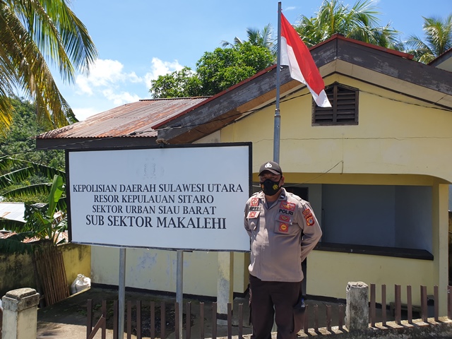 Melihat Keberadaan Kantor Sub Sektor Makalehi Polsek Siau Barat Polres Kepulauan Sitaro