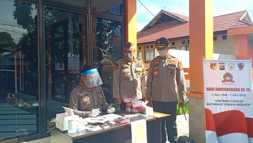 Gelar Rapid Test Drive Thru Gratis, Kapolda Sulut: Bakti Sosial Biddokkes Kepada Masyarakat