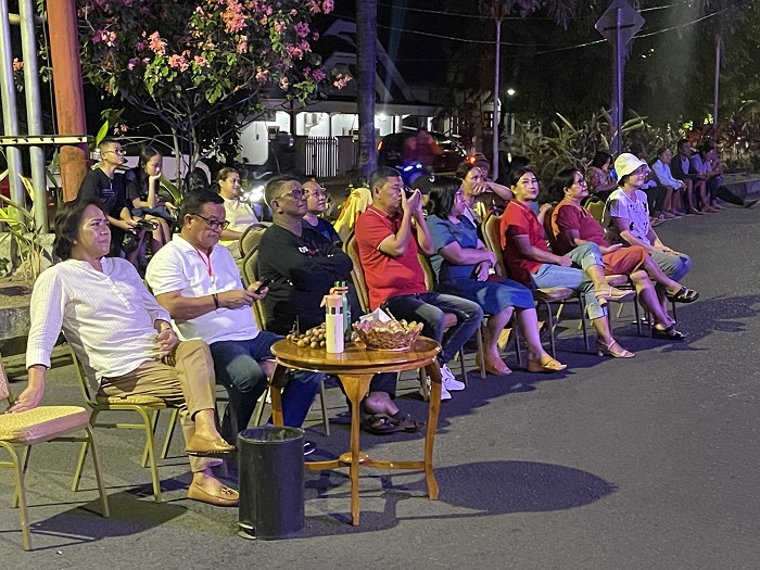 Wali Kota Bitung Maurits Mantiri Tonton Zaitun Voice di IGT dan Goyang Masamper