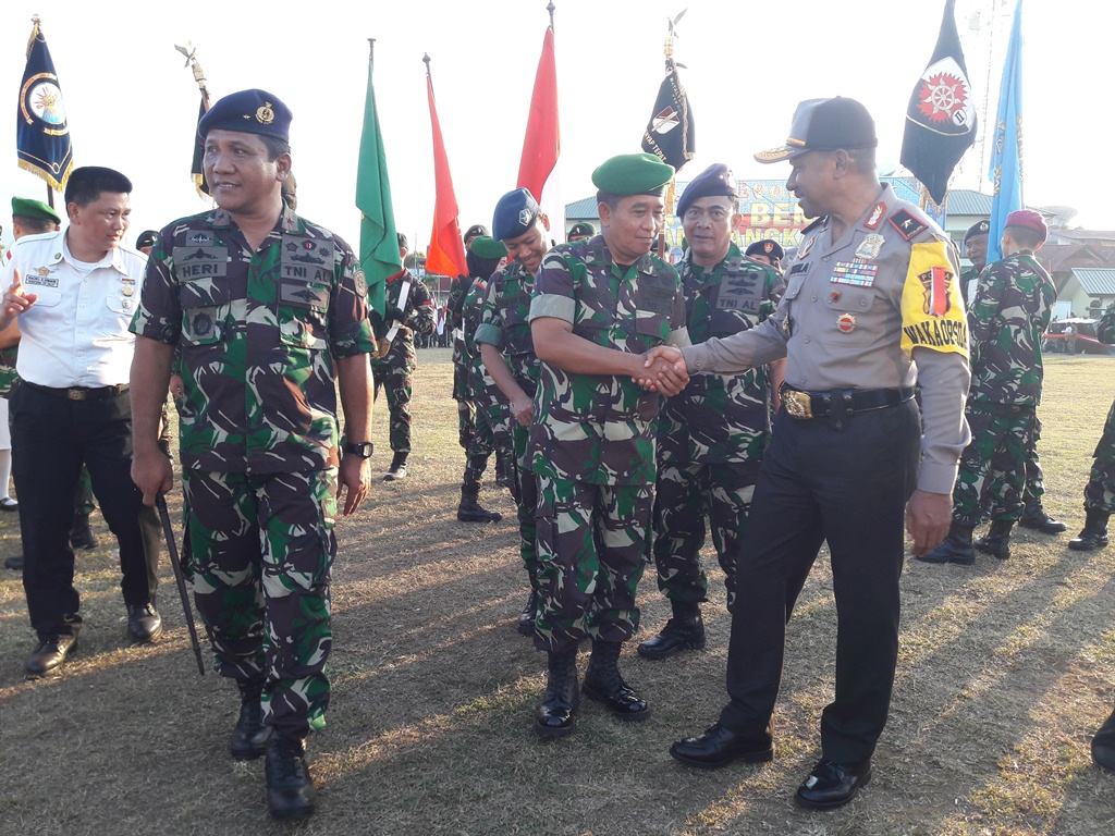 Kodam XIII Merdeka Kirim Dua SSK Personel, Polda Sulut 100 Personel, ke Palu dan Donggala