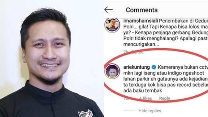 Arie Untung Komentari soal Teror di Mabes Polri: Kok, Bisa Pas Record Sebelum Ada Baku Tembak