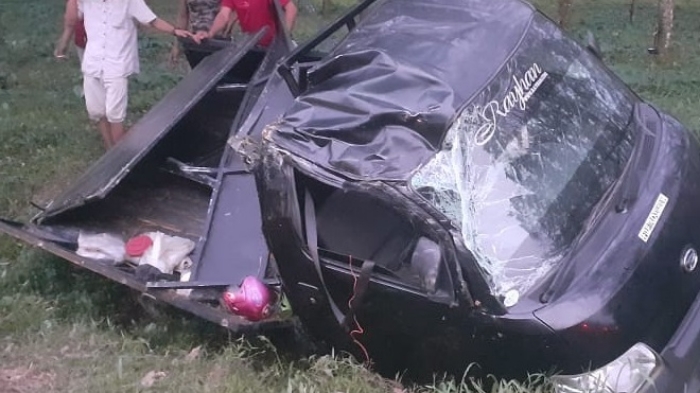 Kecelakaan Maut Pukul 17.30 WIB, Tiga Orang Tewas, Penumpang Terpental dari Bak Mobil Pikap