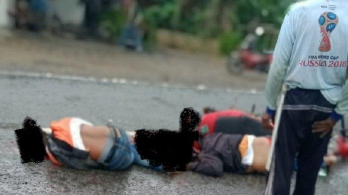 Kecelakaan Maut Pukul 15.30 Wita, 2 Pemotor Tewas Terkapar di TKP, Korban Tabrak Lari