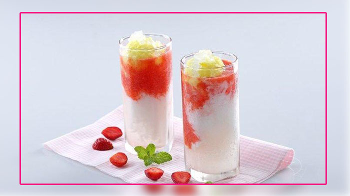 Cara Buat Korean Strawberry Milk Latte, Cocok Untuk Buka Puasa