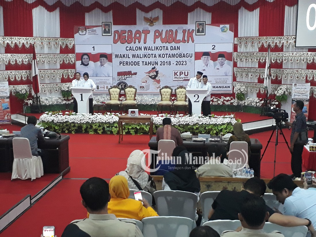 Suharjo Tanya Keberadaan Spa di Kotamobagu saat Debat Publik, Jawaban Tatong Menohok