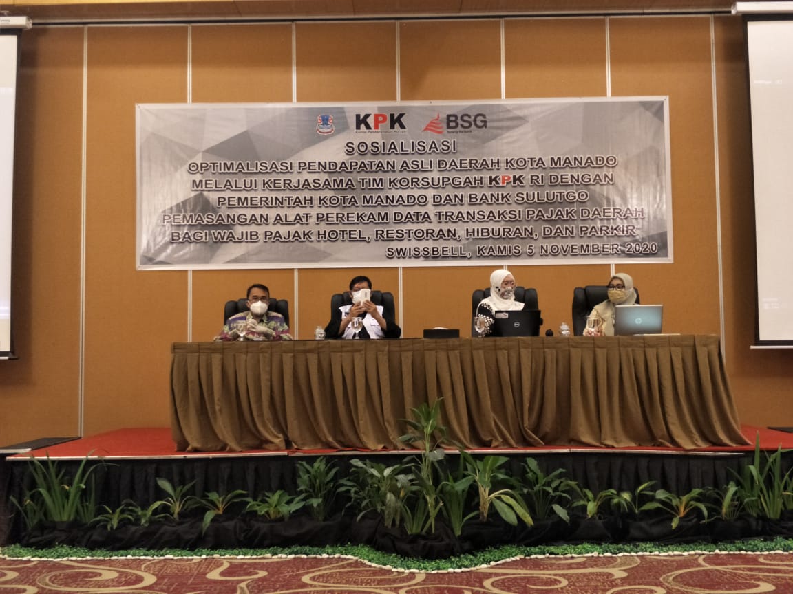 KPK Imbau Wajib Pungut Pajak di Sulut Kooperatif terkait Alat Rekam Pajak Online