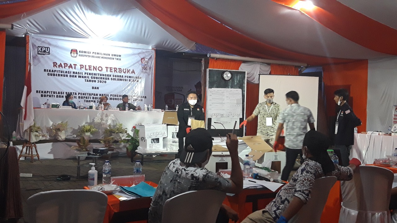 Hasil Rekapitulasi KPU Boltim, Sachrul Mamonto dan Oskar Manoppo Menang 20.965 Suara, Ini Rinciannya