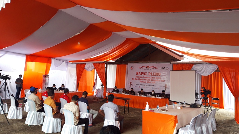 KPU Tetapkan Tiga Paslon Bupati dan Wakil Bupati Boltim