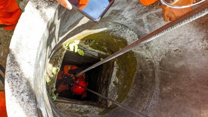 KRONOLOGI, Seorang Nenek Tewas di Dalam Sumur Sedalam 10 Meter