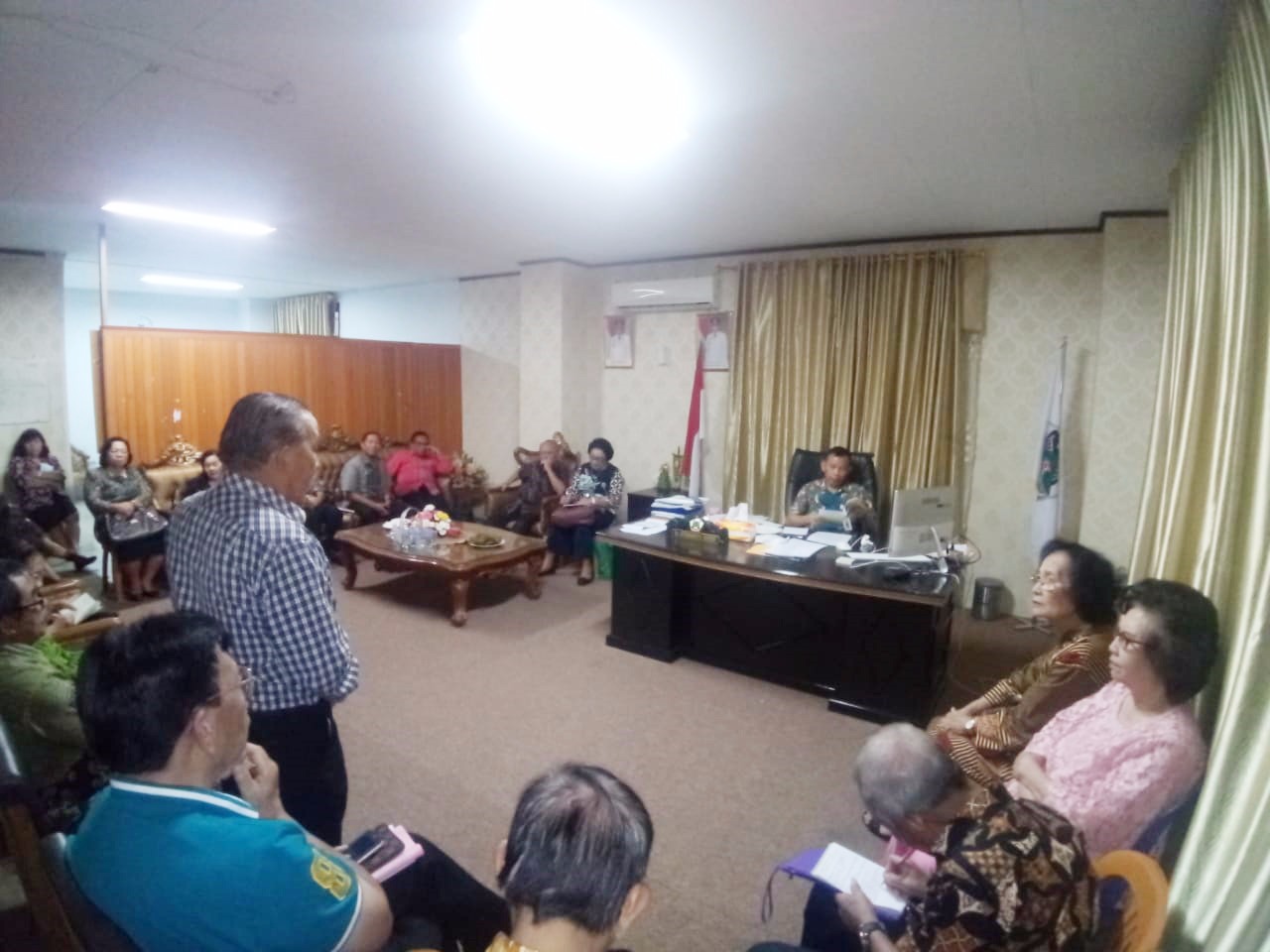 Pemkot Tomonhon Kedatangan Tamu Panitia Pelaksana HUT ke-18 LLI 2018