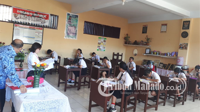 Siswa Advent di Manado Mulai Ikut USBN Tingkat SD